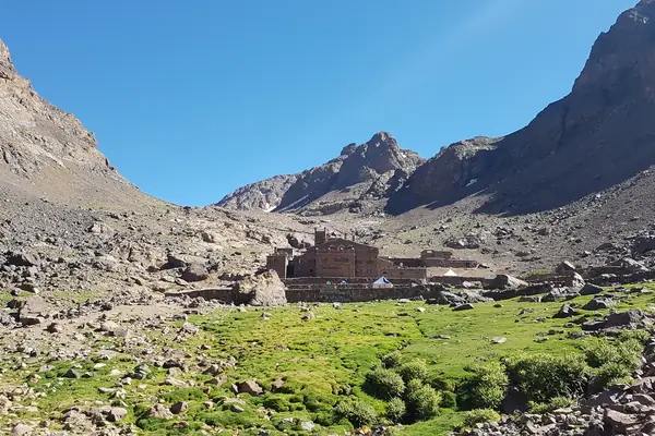 The Toubkal mountain refuge